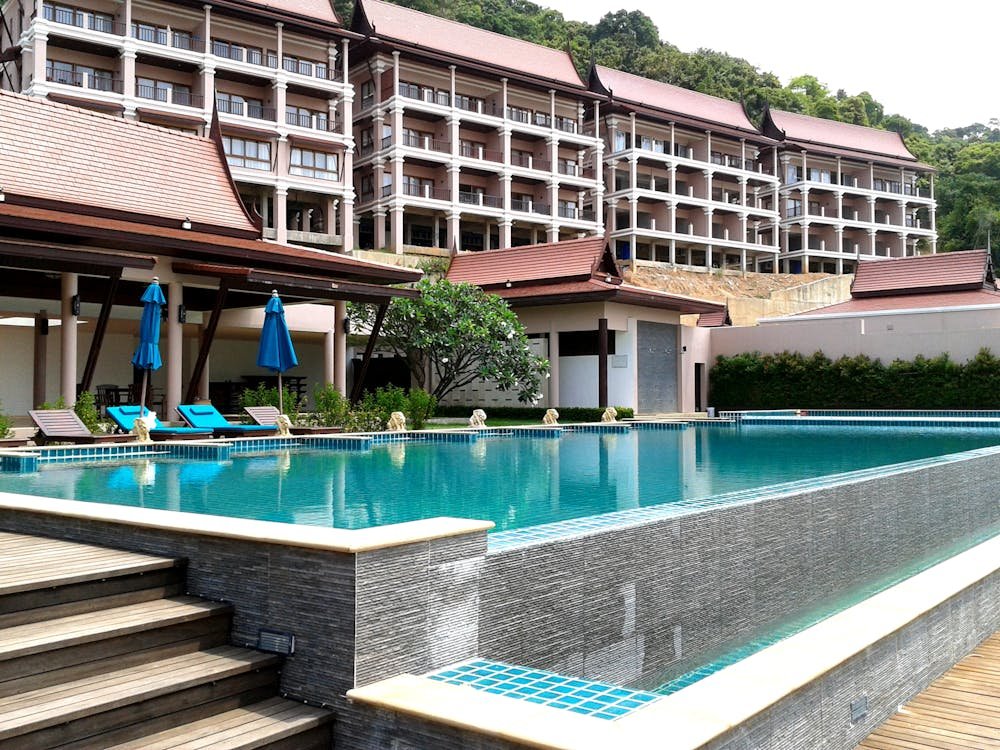 Side View Swimming Pool