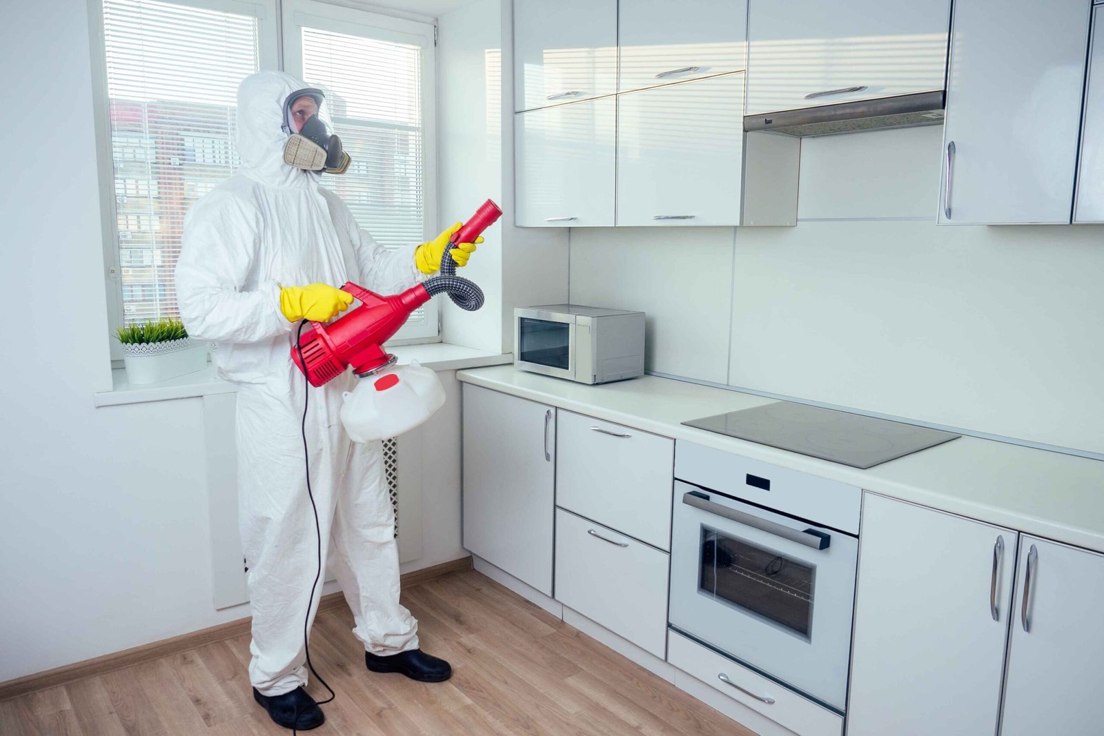 white-worker-spraying-pesticide-induction-hob