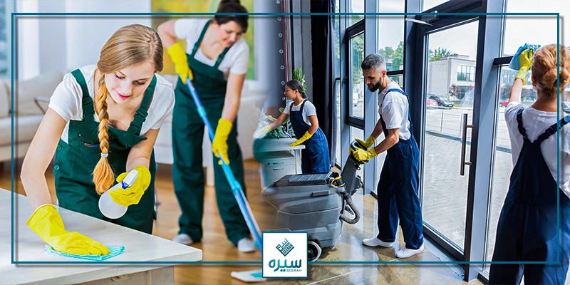 cleaning contractor in red sea