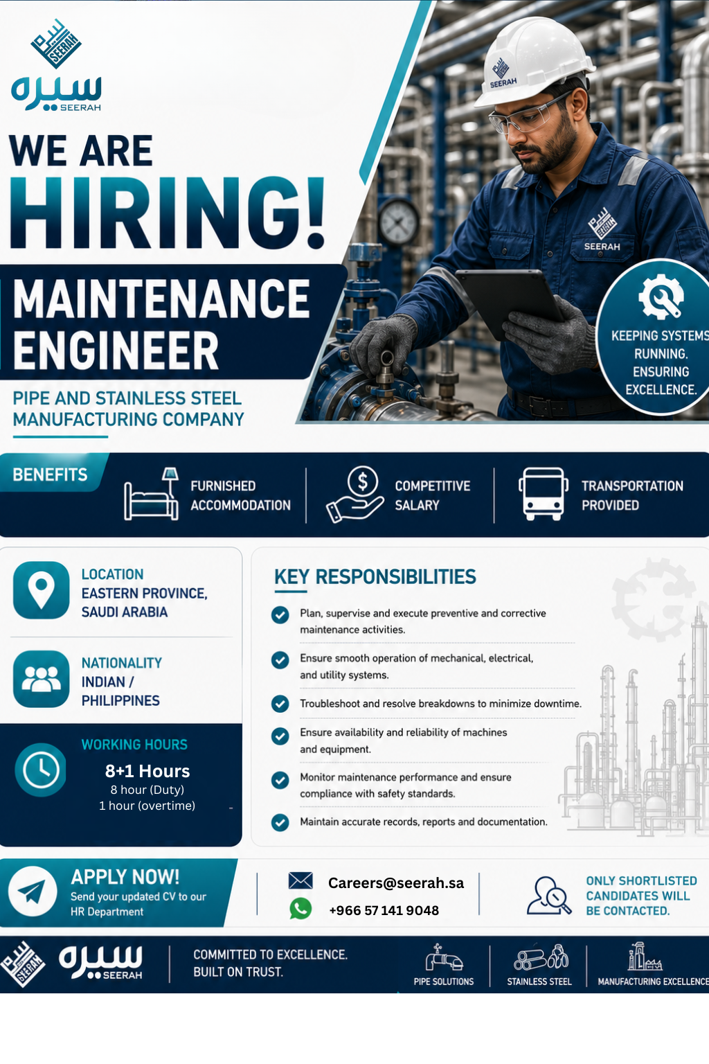 Maintenance Engineer