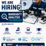 warranty Analysis Technician