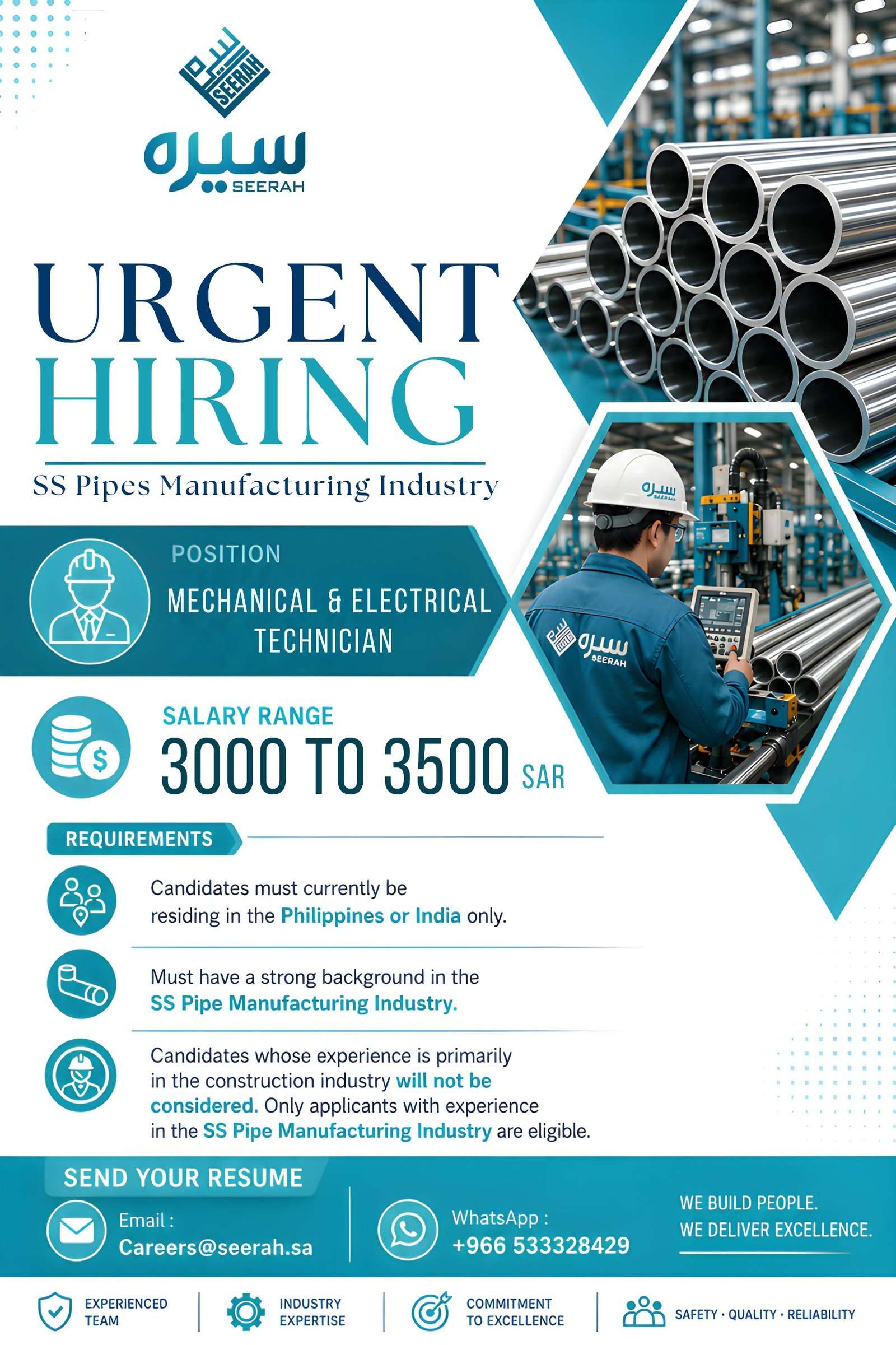 Electrical and Machnical Engineer